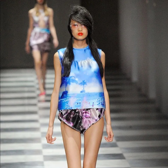 Prada 2010 Spring Runway Silk Top IT40